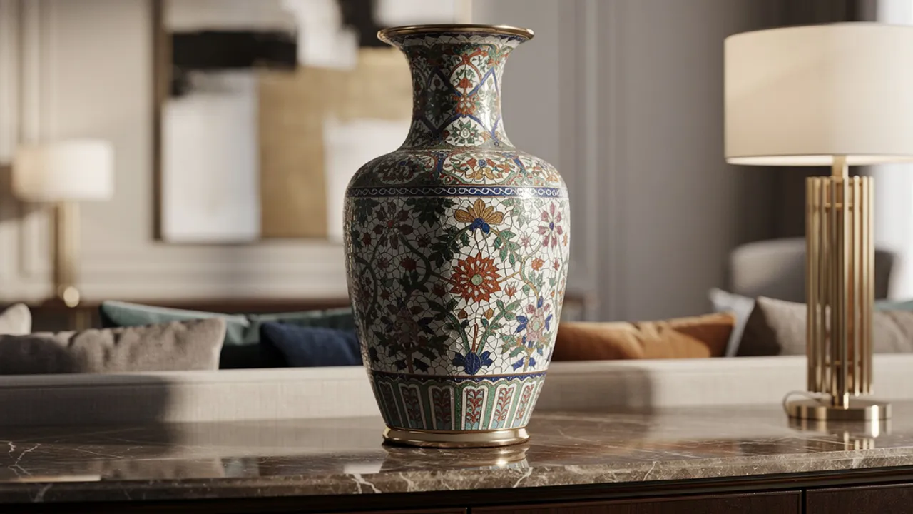 Cloisonné Vase