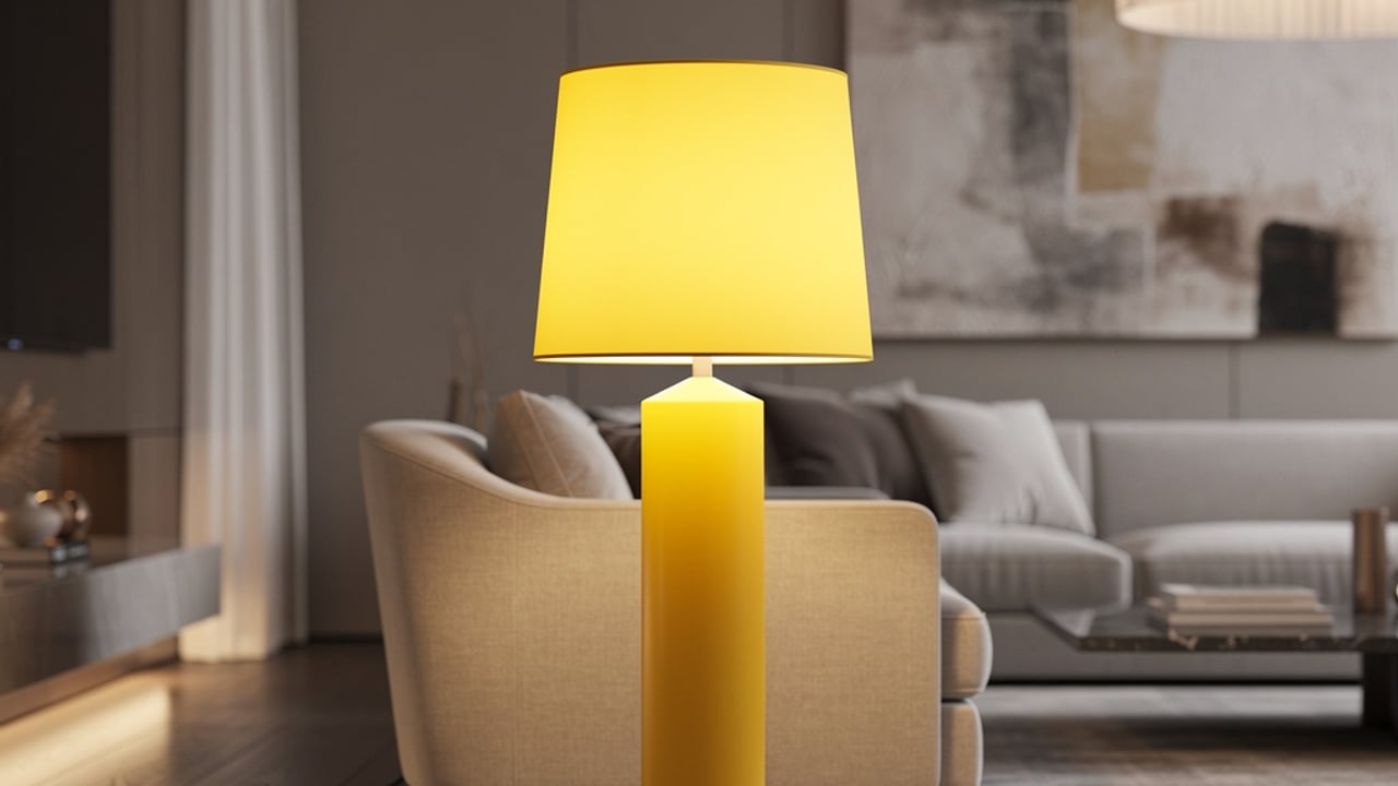 yellow lamp