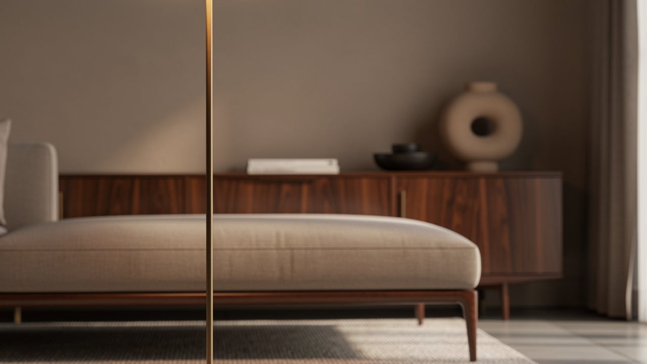 Mid-Century Lampe