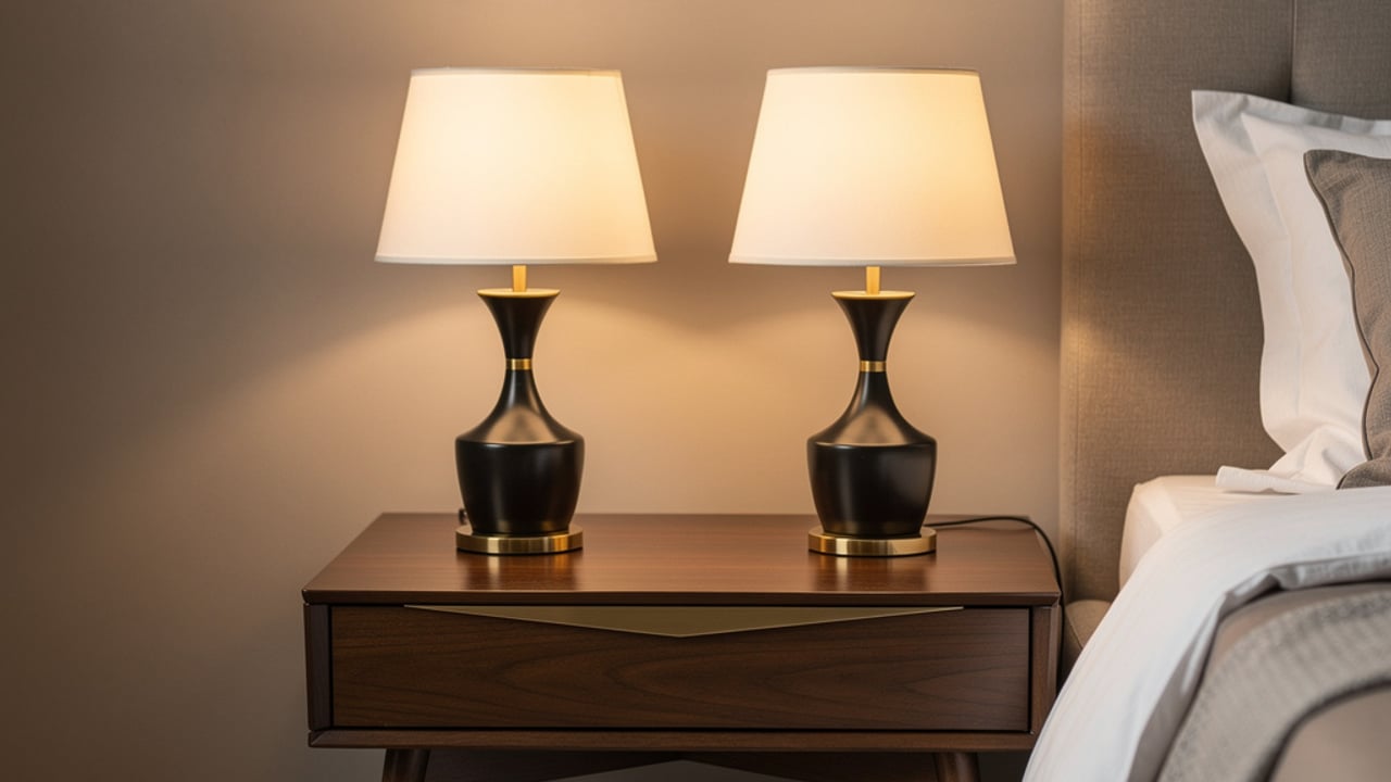 lampes chevet mid-century