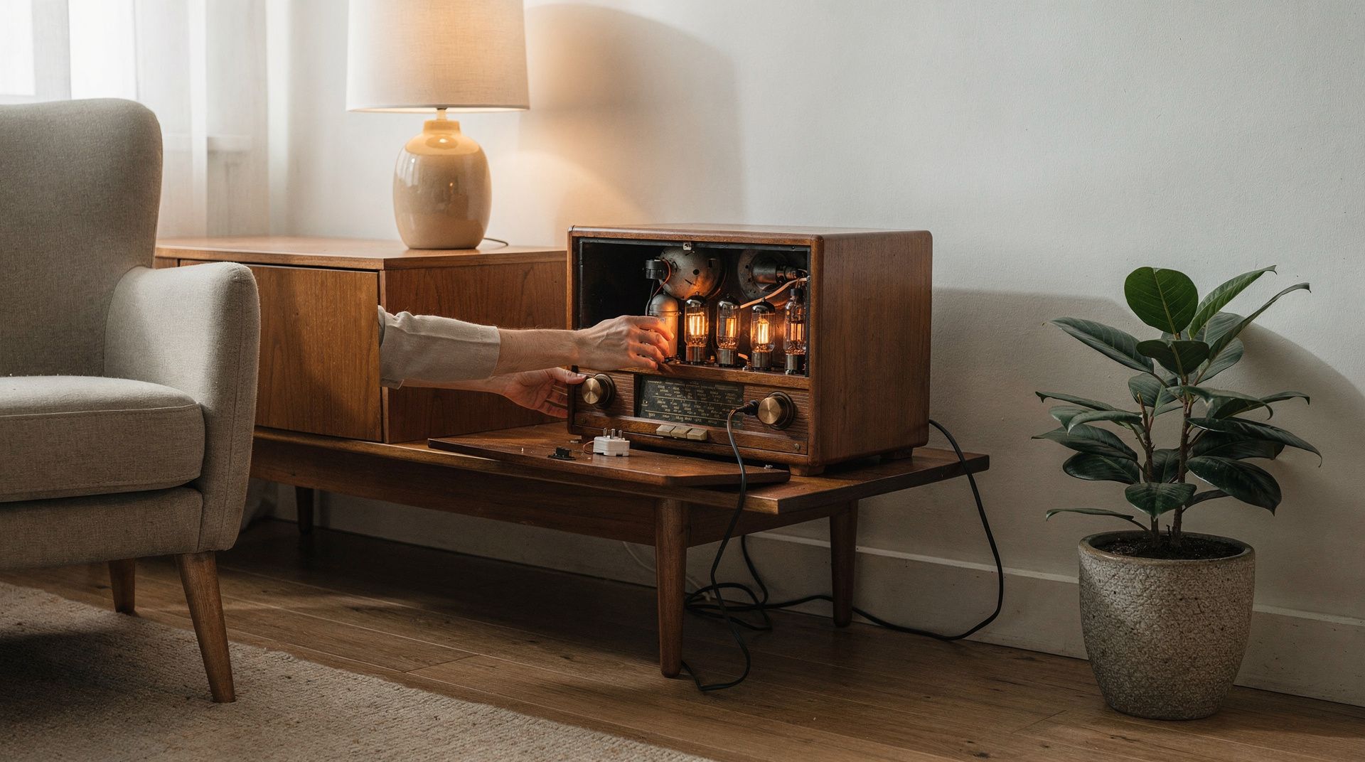 tube radio gentle start commissioning