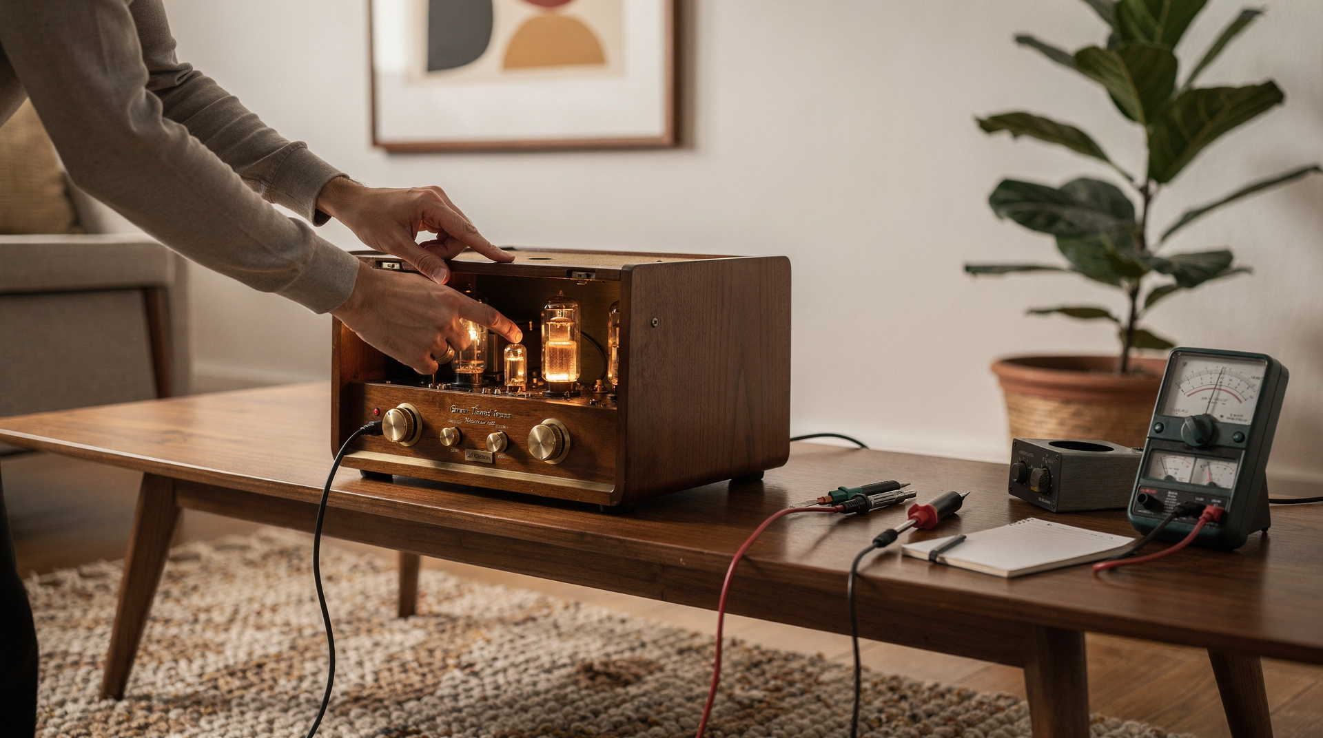 Röhrenradio Inbetriebnahme Schonstart