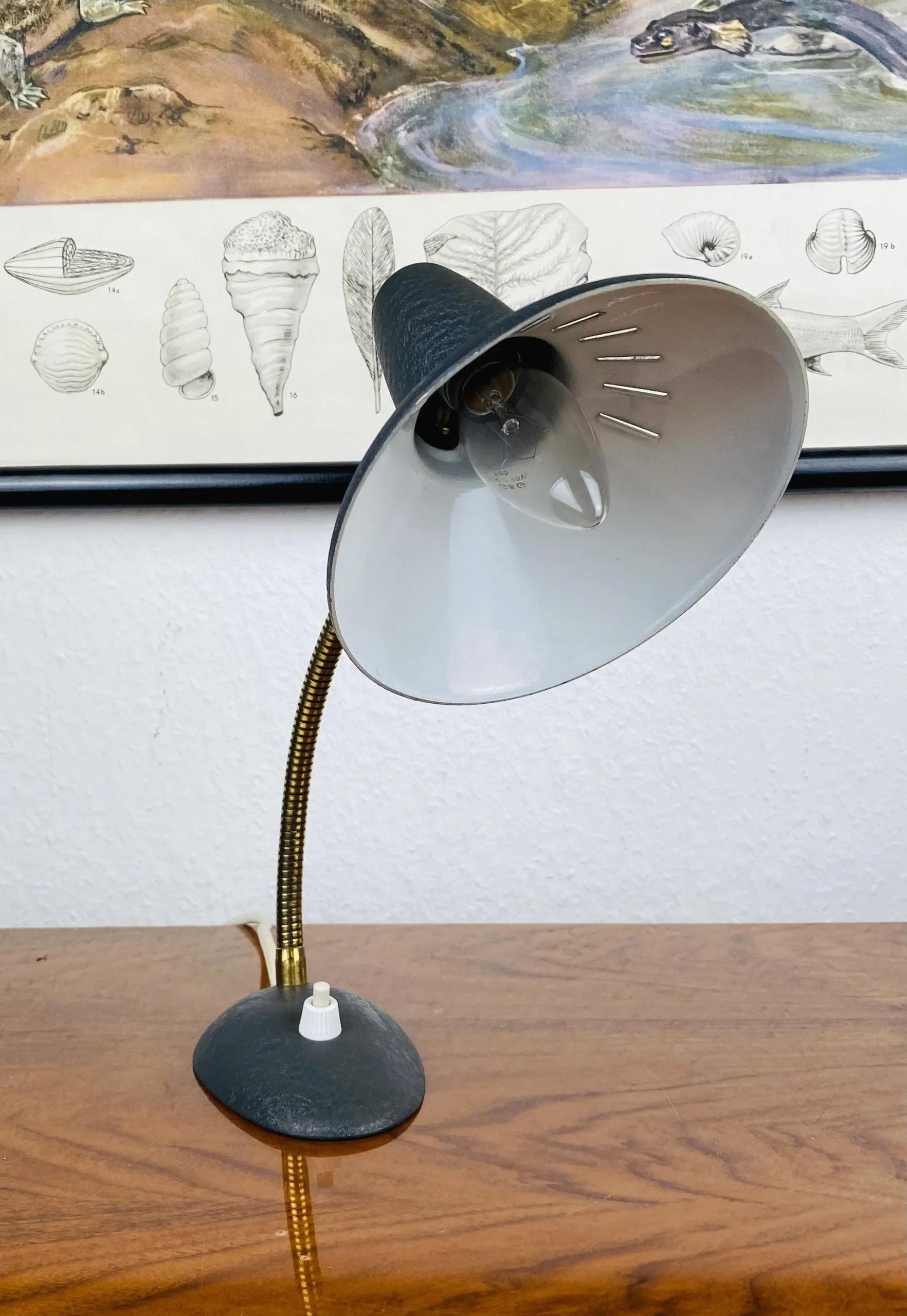Hillebrand Hexenhut Schreibtischlampe | Mid-Century Modern | 1950er Jahre