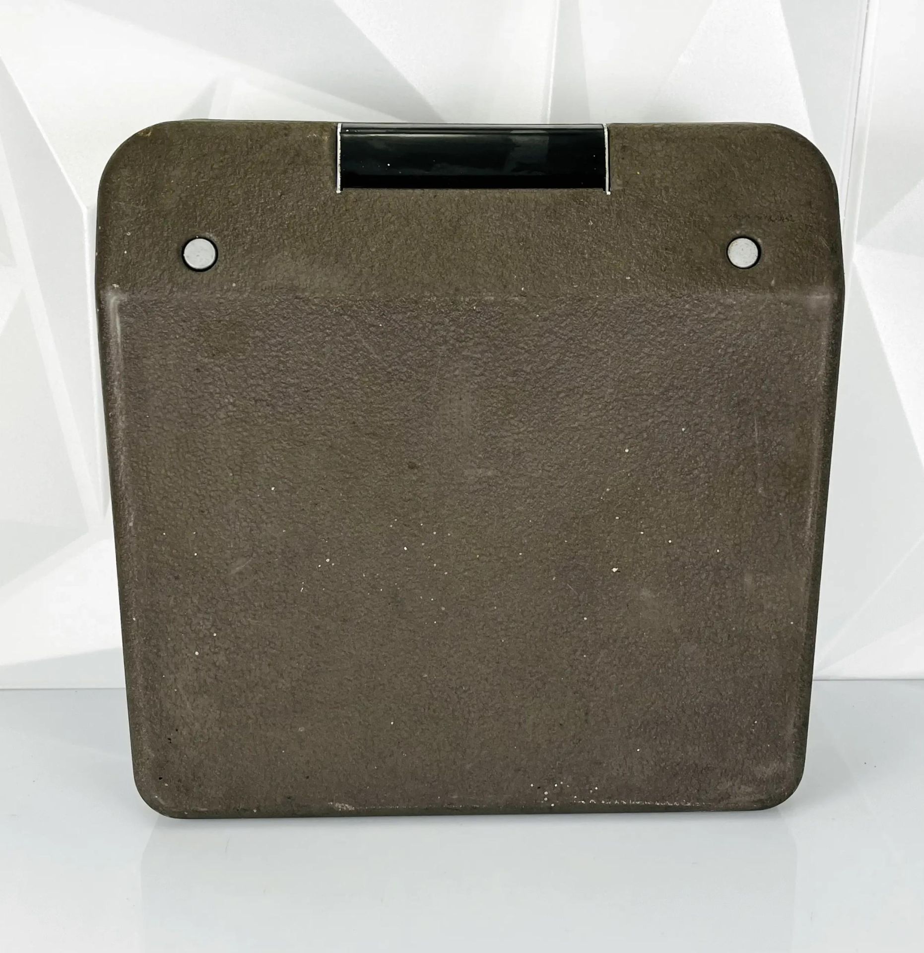 Hermes Baby grau | Schreibmaschine | Schweizer Klassiker der 50er Jahre | QWERTZ | Tragbar mit Koffer
